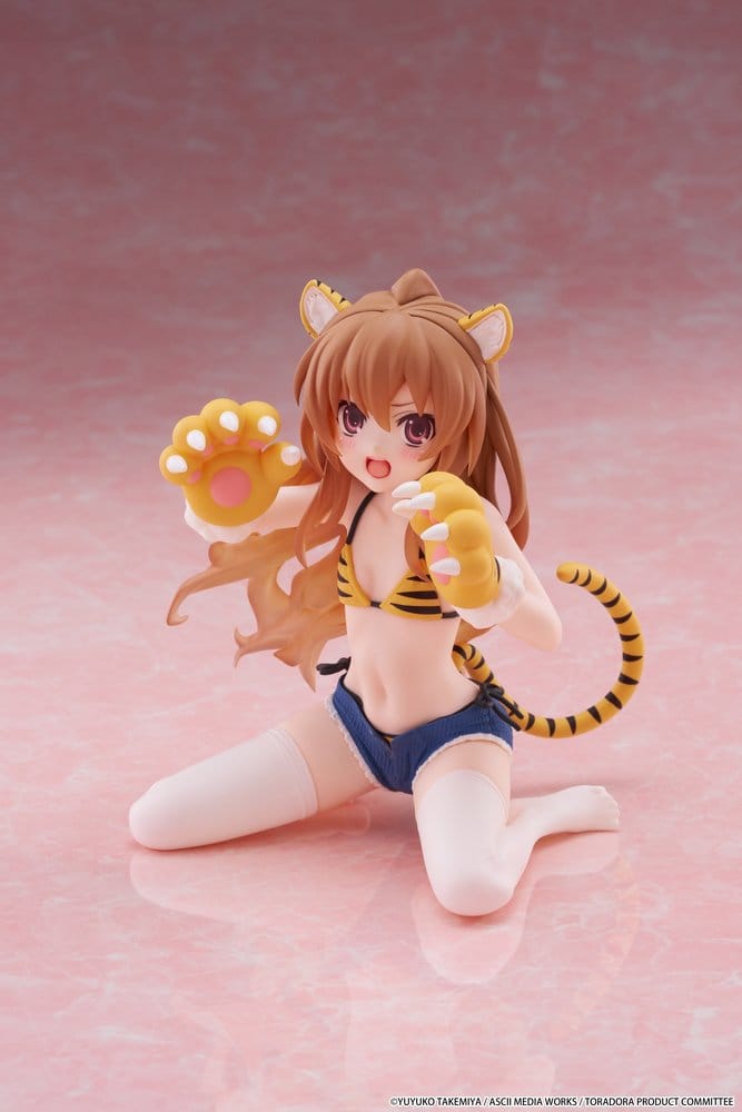 Toradora! figurine PVC Desktop Cute Taiga Aisaka (Tiger Costume Swimwear Ver.) 13 cm