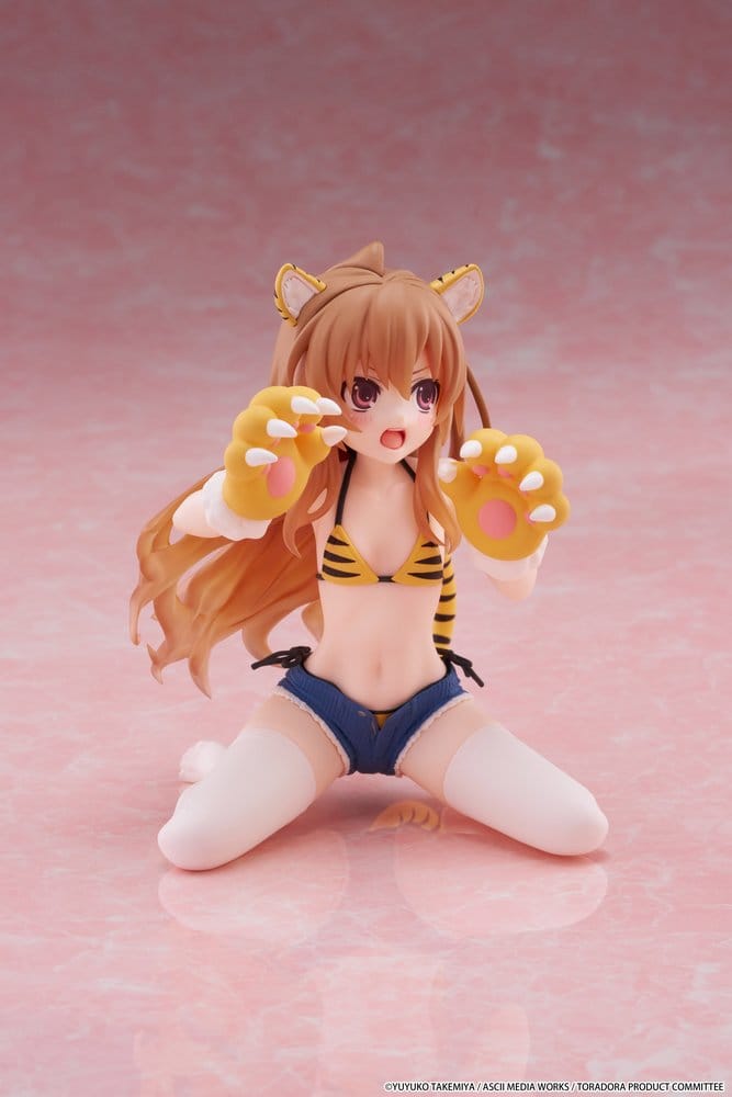 Toradora! figurine PVC Desktop Cute Taiga Aisaka (Tiger Costume Swimwear Ver.) 13 cm