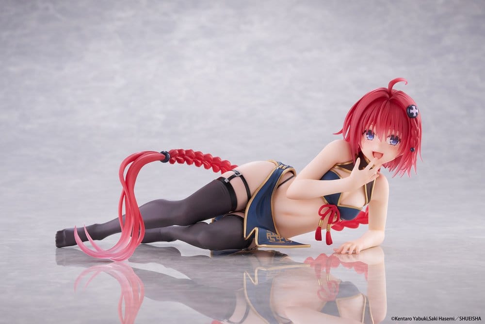 To Love-Ru Darkness figurine PVC Desktop Cute Mea Kurosaki (Chinese Dress Ver.) 13 cm