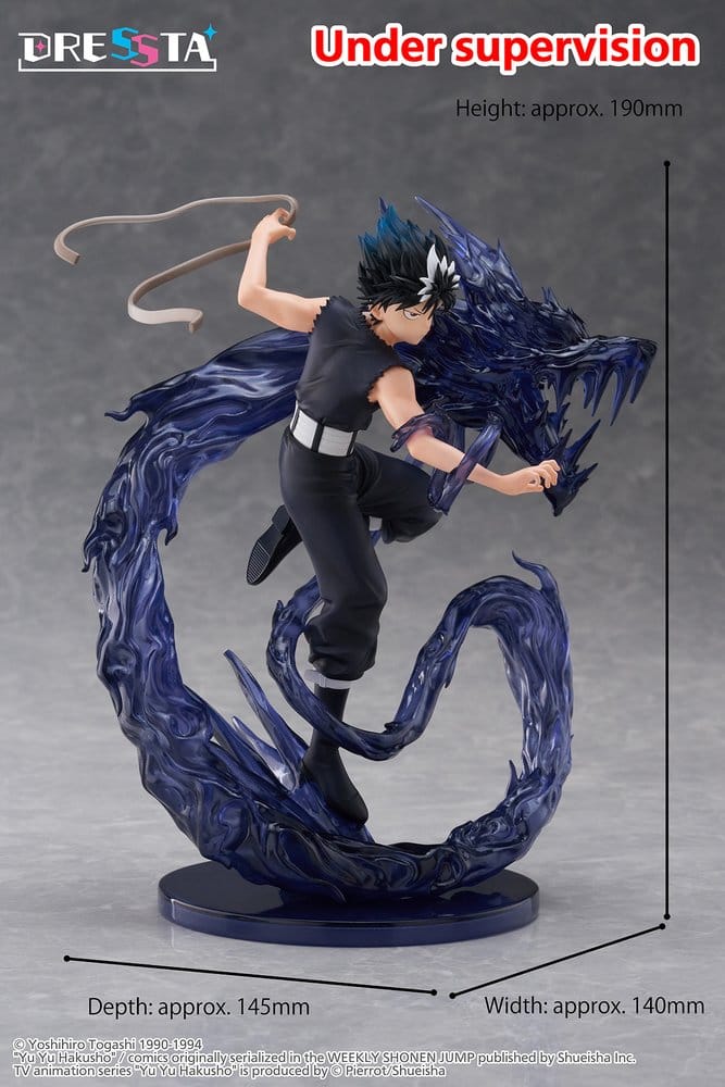 Yu Yu Hakusho figurine PVC Dressta Hiei 18 cm