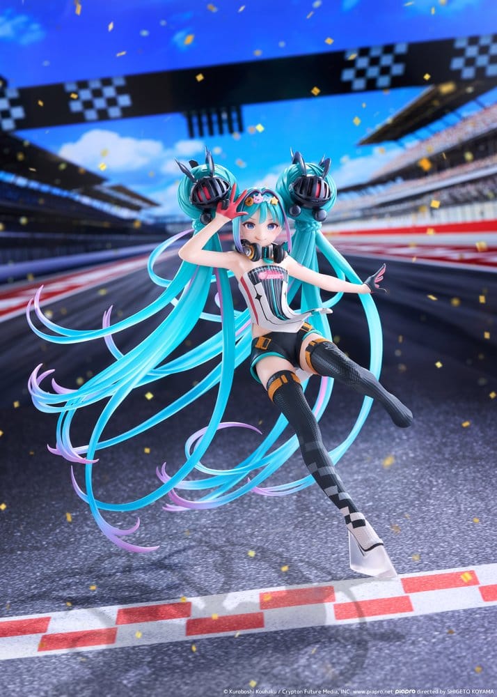 Hatsune Miku Taito Kuji figurine PVC Racing Miku 2026 Ver. Original 18 cm