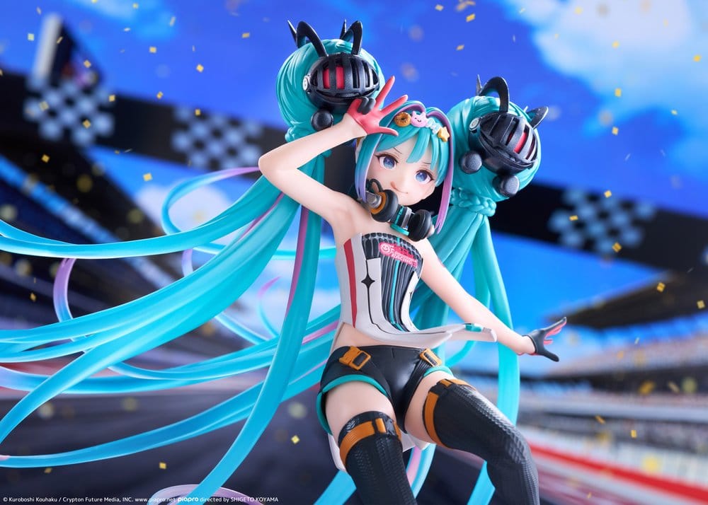 Hatsune Miku Taito Kuji figurine PVC Racing Miku 2026 Ver. Original 18 cm