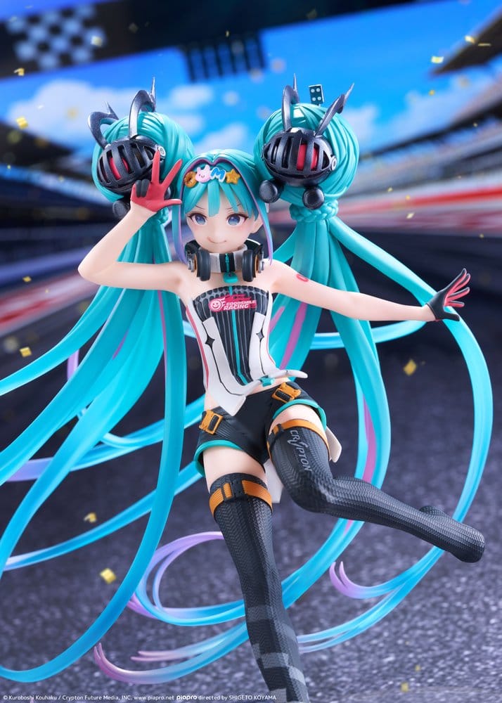 Hatsune Miku Taito Kuji figurine PVC Racing Miku 2026 Ver. Original 18 cm