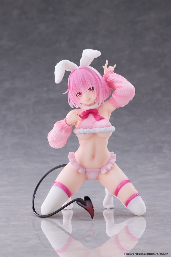 To Love-Ru Darkness figurine PVC MOFLOCK Momo (Fluffy Bunny Ver.) 13 cm
