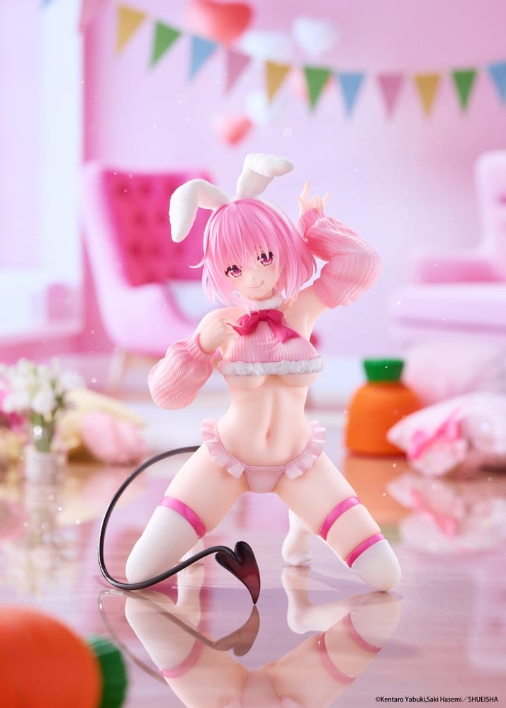 To Love-Ru Darkness figurine PVC MOFLOCK Momo (Fluffy Bunny Ver.) 13 cm