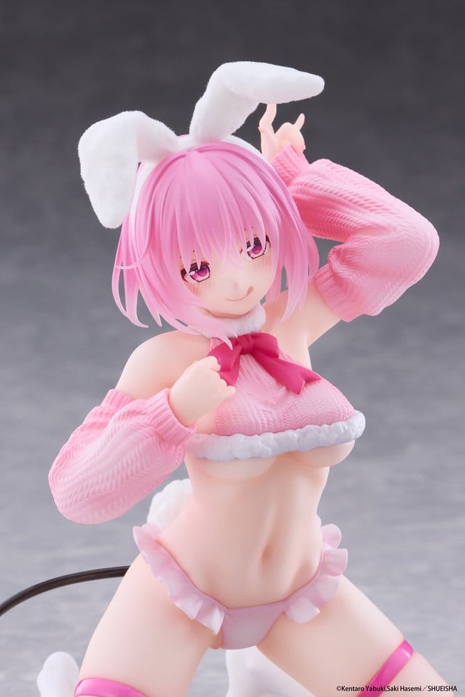 To Love-Ru Darkness figurine PVC MOFLOCK Momo (Fluffy Bunny Ver.) 13 cm