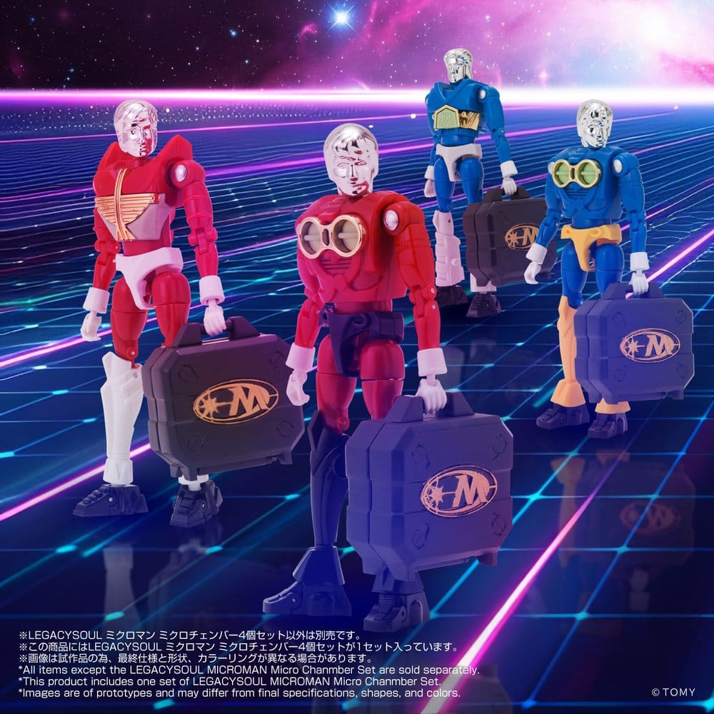 Microman accessoires pour figurines Legacy Soul Microchambers
