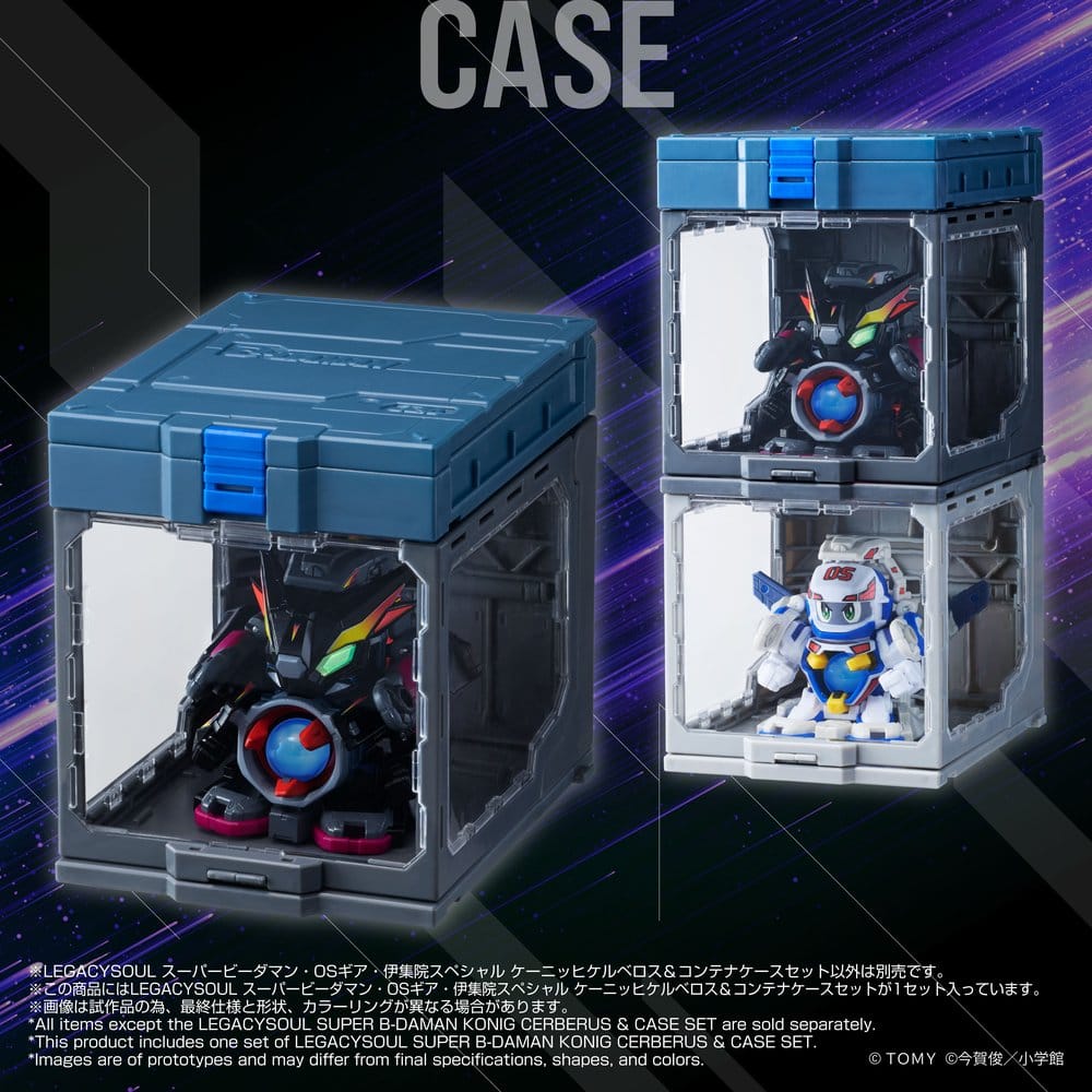 Legacysoul Super B-Daman figurine Konig Cerberus & Case Set