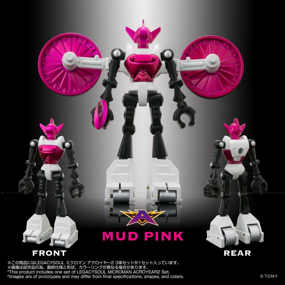 Microman Legacysoul pack 3 figurines Acroyear 2