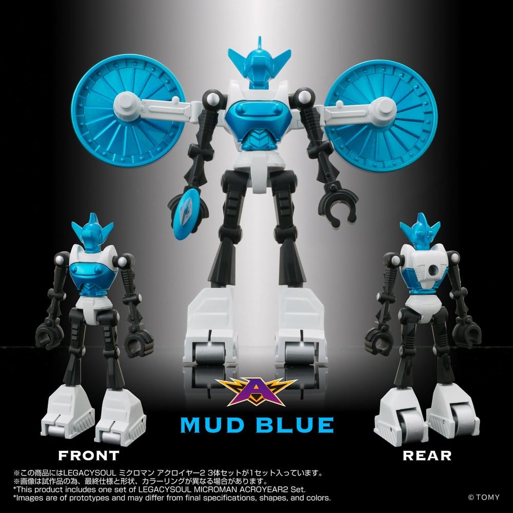 Microman Legacysoul pack 3 figurines Acroyear 2