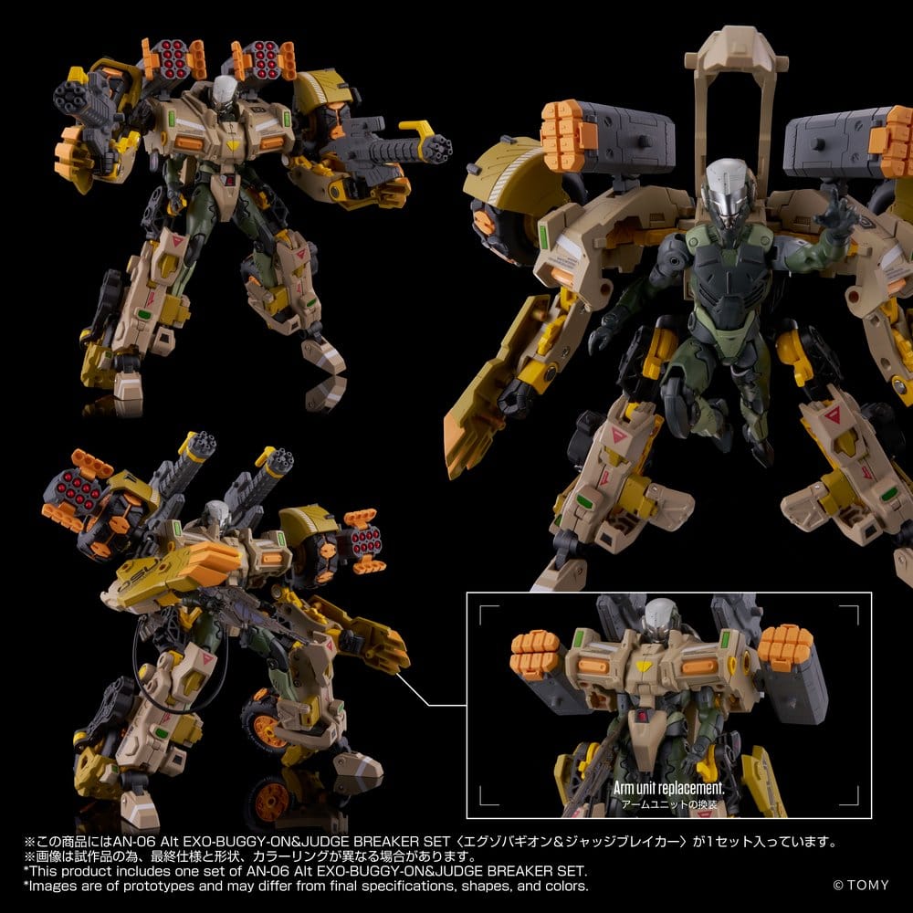 Altered Nano figurine AN-06 Alt Exo-Buggy-On & Judge Breaker Set 16 cm