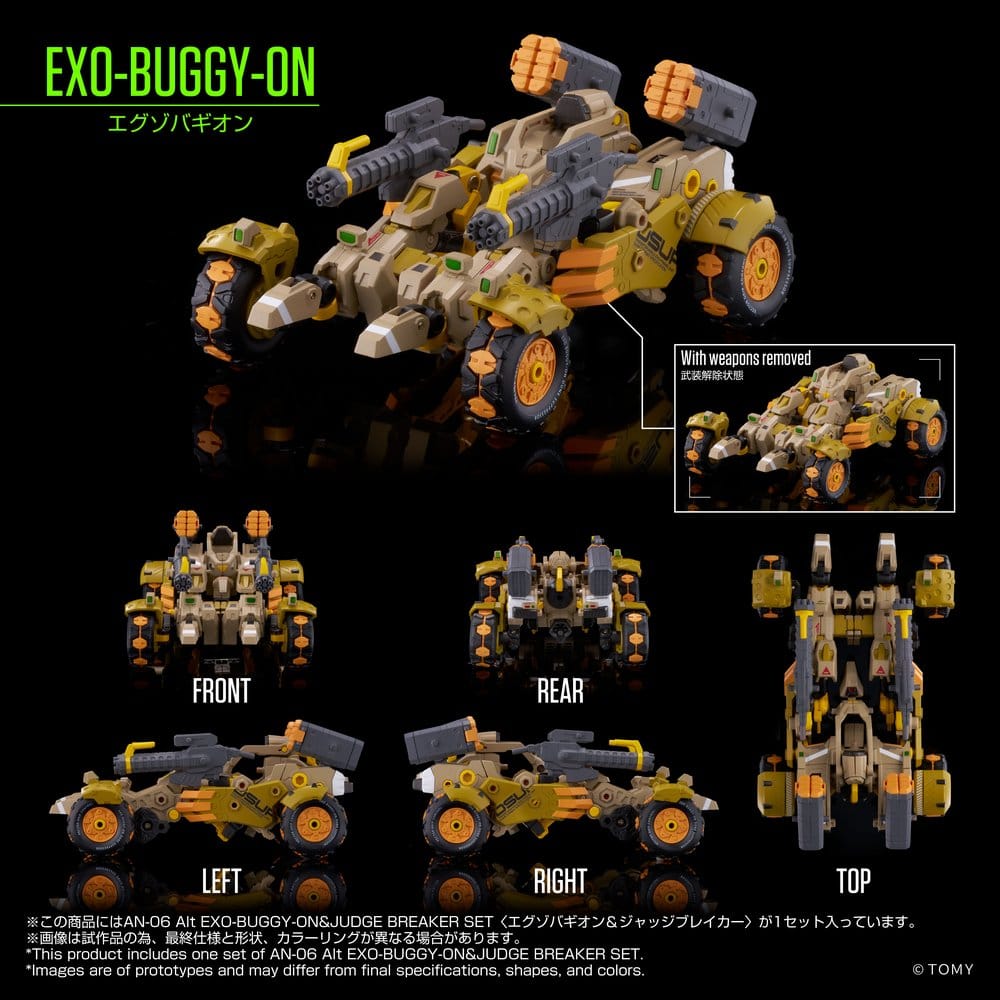 Altered Nano figurine AN-06 Alt Exo-Buggy-On & Judge Breaker Set 16 cm