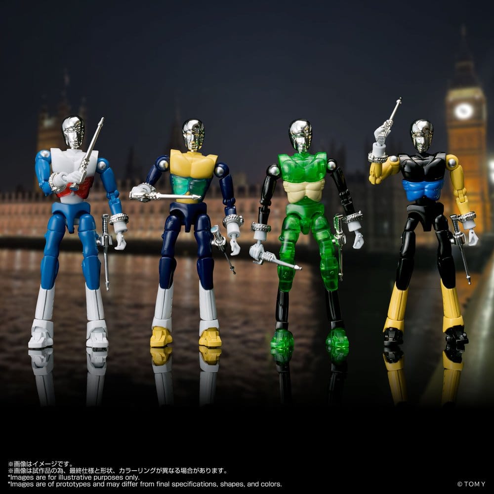 Microman Legacysoul Pack de 4 figurines SPYM M14X Set