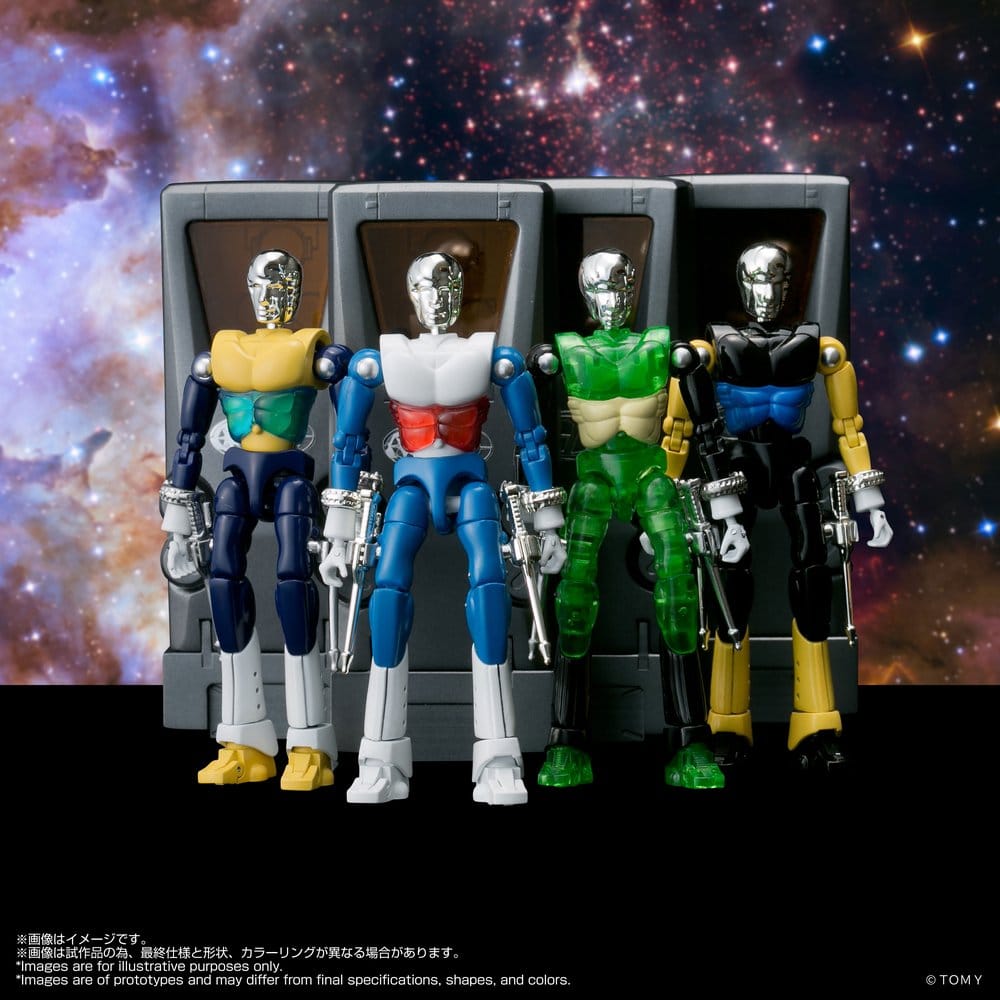 Microman Legacysoul Pack de 4 figurines SPYM M14X Set