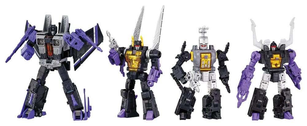 Transformers Dramatic Capture Series pack 4 figurines Decepticons Part 2
