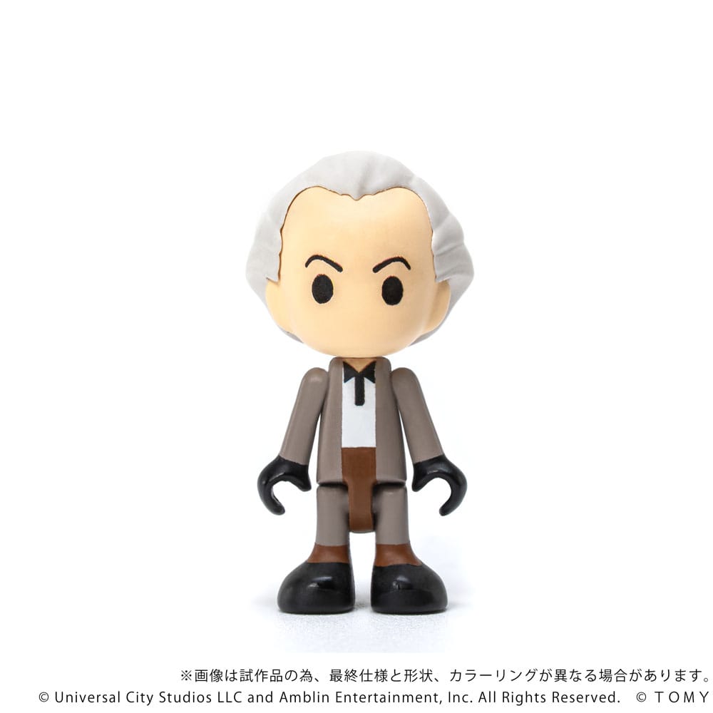 Retour vers le futur véhicule avec minifigurines Q-Village Time Machine 9 cm