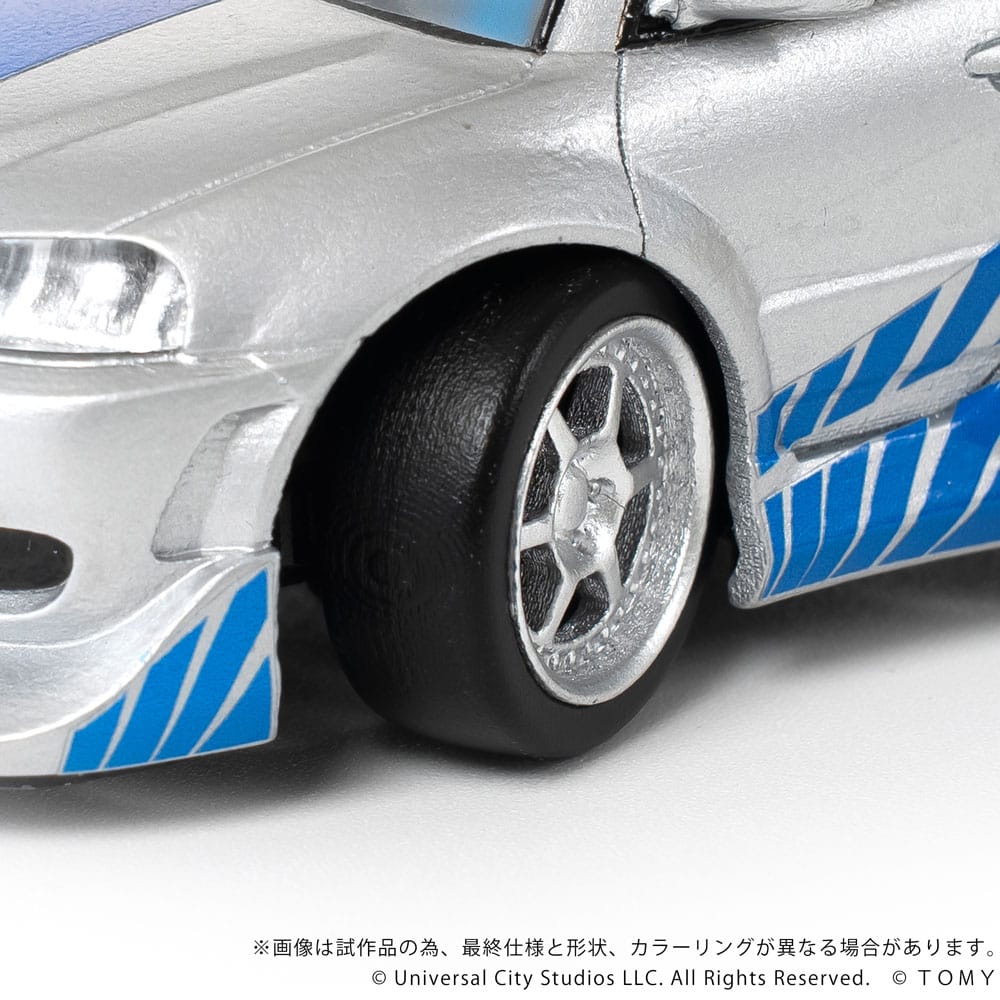 Fast & Furious véhicule avec minifigurine Q-Village Nissan Skyline GT-R (R34) 9 cm