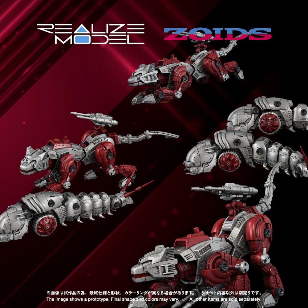 Zoids figurine Plastic Model Kit 1/100 RMZ-019 Hell Cat & Molga Zenebus Color Set 14 cm