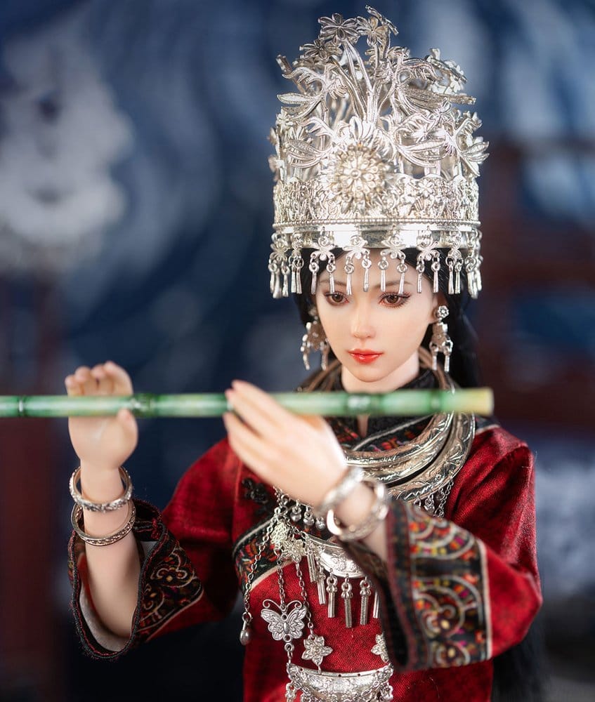 The Miao of China's 56 Ethnic Groups figurine 1/6 Red 30 cm