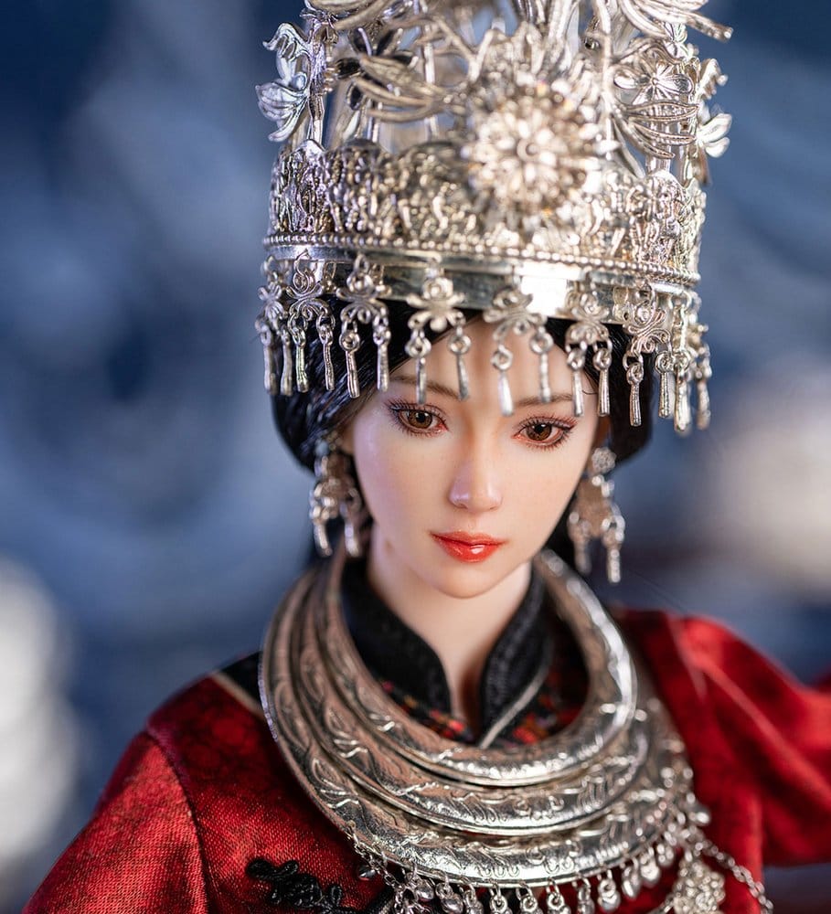 The Miao of China's 56 Ethnic Groups figurine 1/6 Red 30 cm