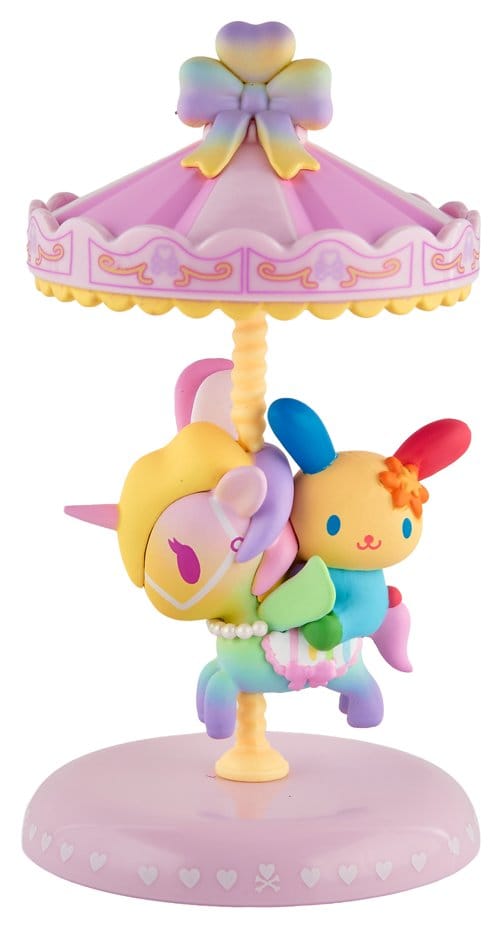 tokidoki x HKF figurine Window Box U*SA*HA*NA & Can Can Sweet Pink Carousel Special Edition 8 cm