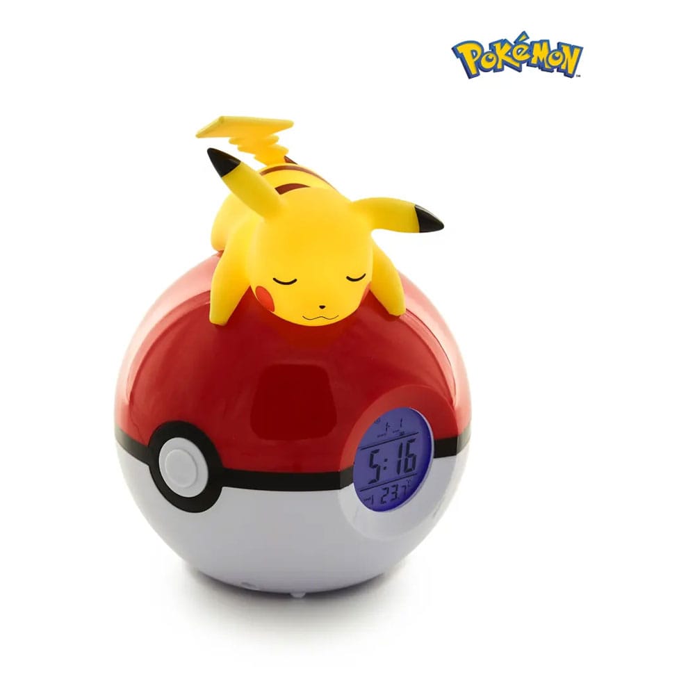 Pokemon - Horloge Alarme FM Led Pikachu