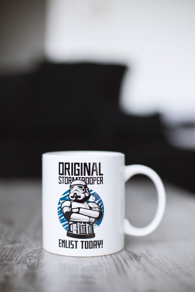 Original Stormtrooper mug Enlist Today White