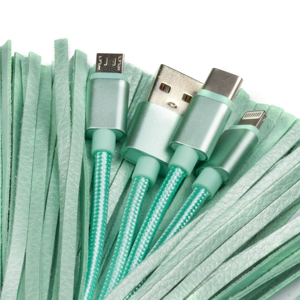 Pusheen Câble de chargement USB 3in1 avec porte-clés Tassel