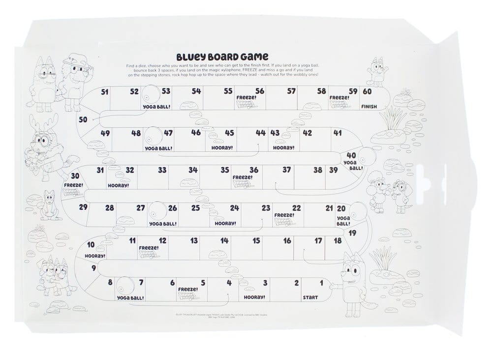 Bluey Set Monde de coloriage et de jeu