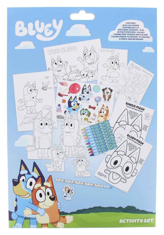 Bluey Set d'activités et de jeux