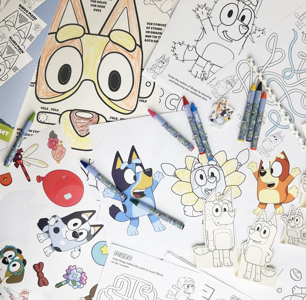 Bluey Set d'activités et de jeux