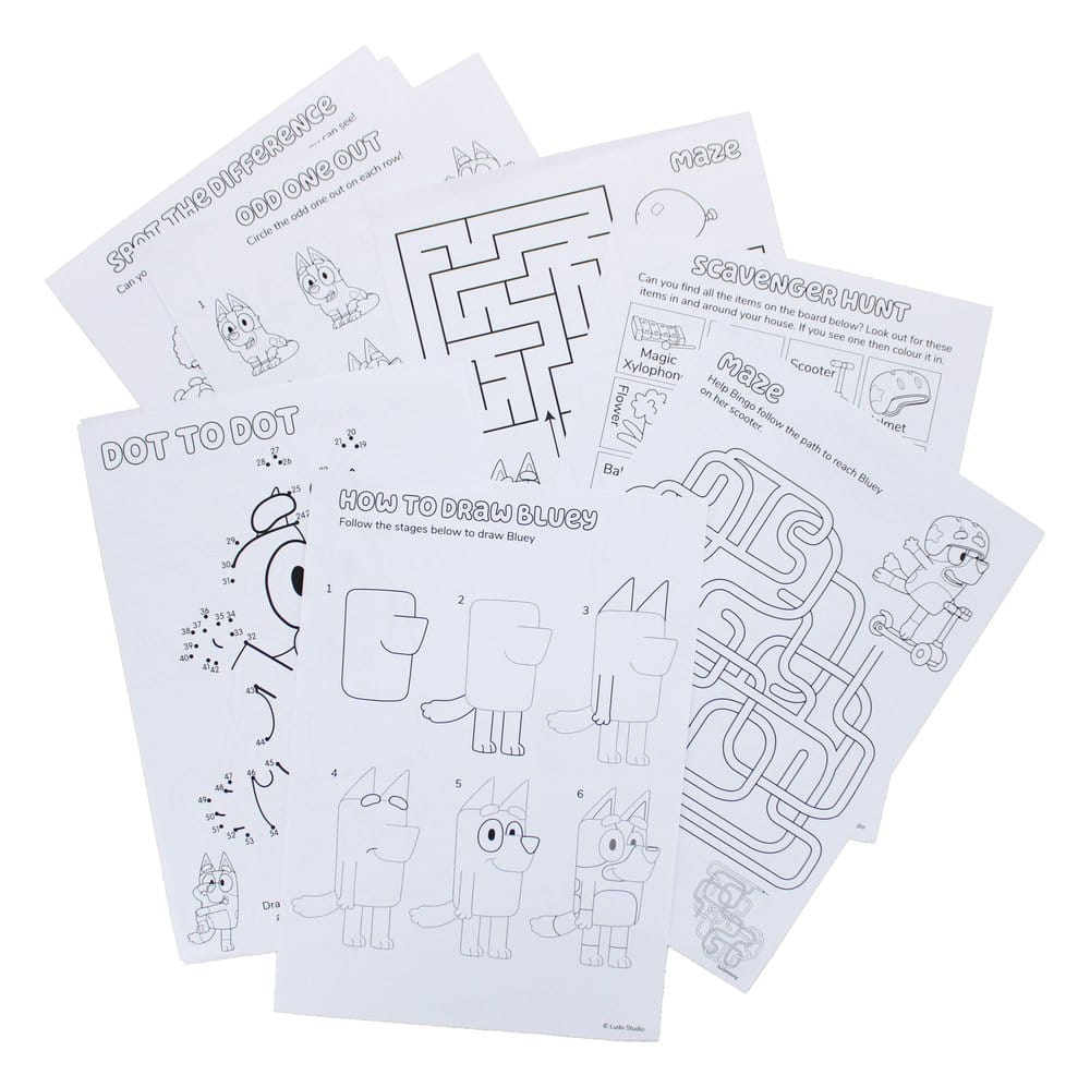 Bluey Set d'activités et de jeux
