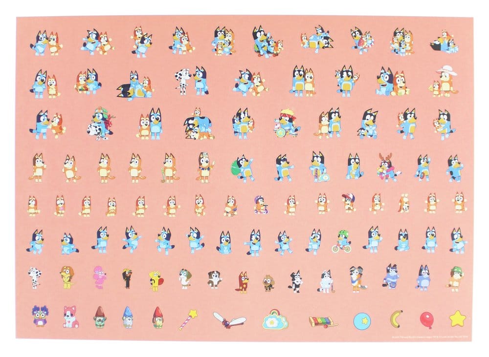 Bluey Set de Tableau de récompenses