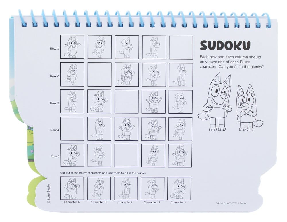 Bluey Set de Coloriage de Voyage