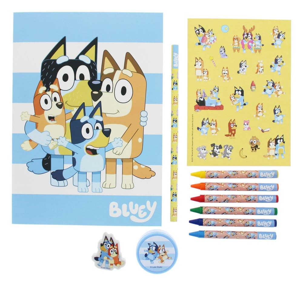 Bluey set papeterie 11