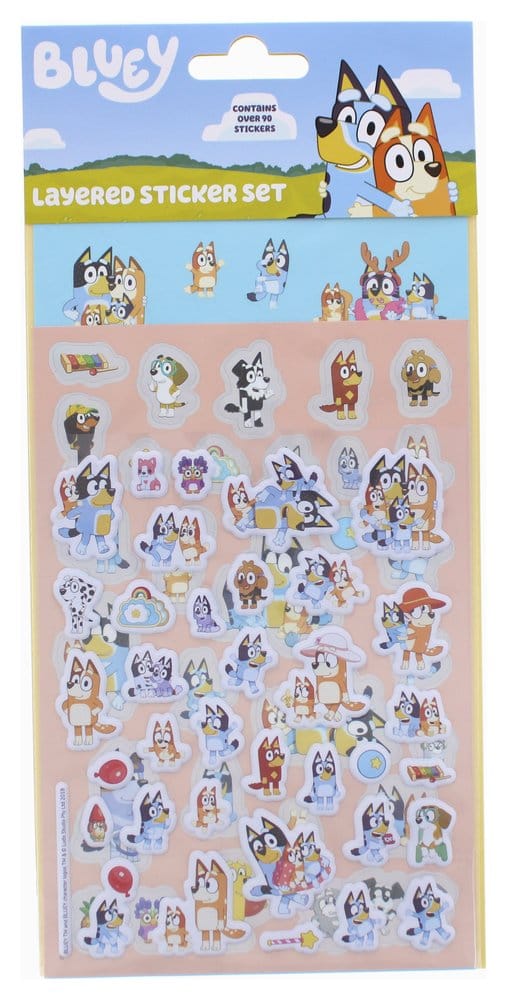 Bluey Set d'autocollants