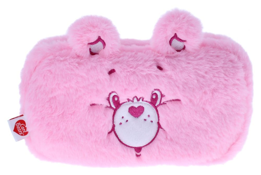 Les Bisounours Trousse en Peluche Rose
