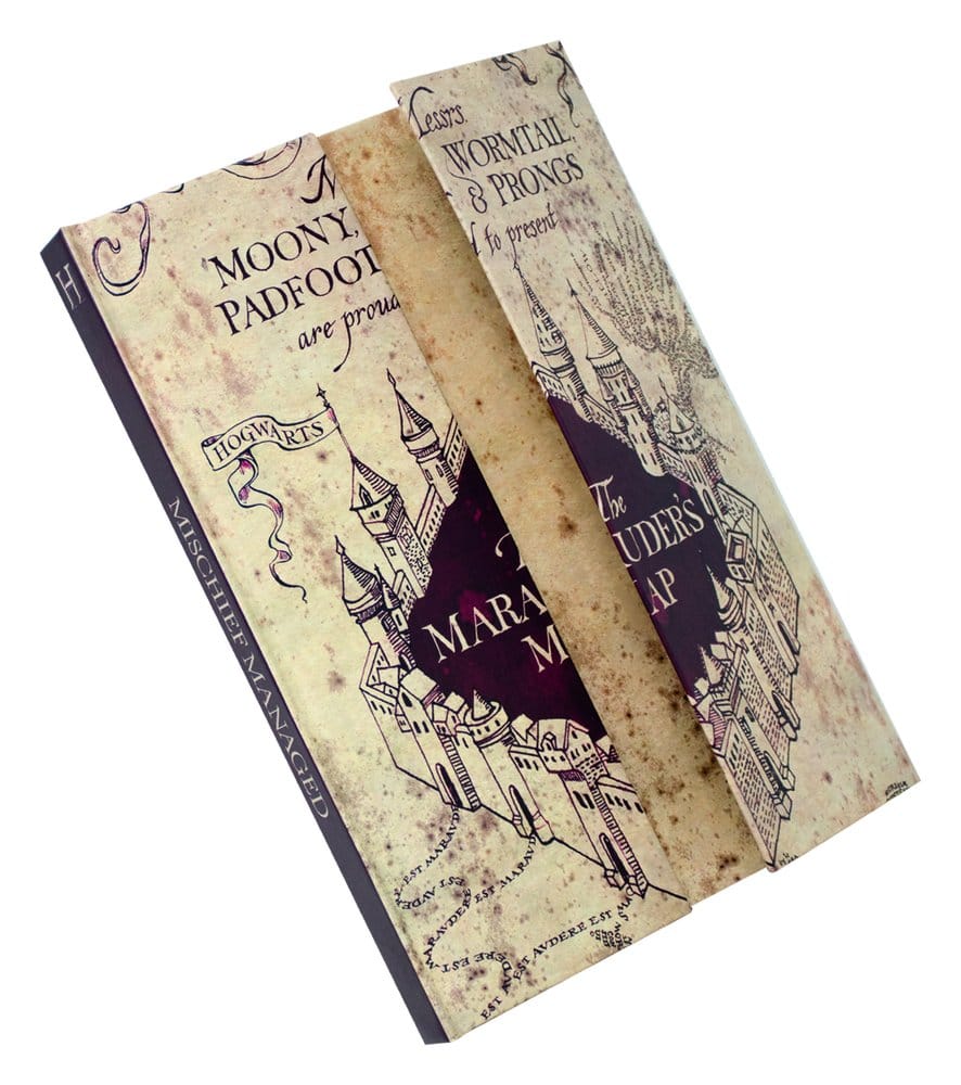 Harry Potter carnet de notes A5 Carte du Maraudeur