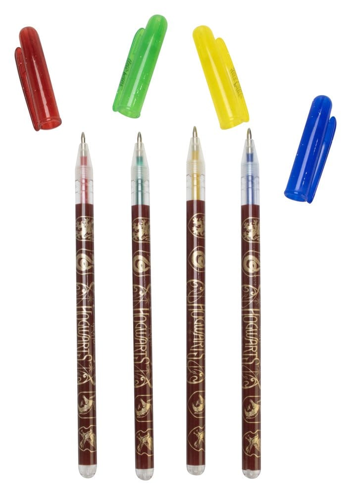 Harry Potter pack 4 stylos gel Magical Locations