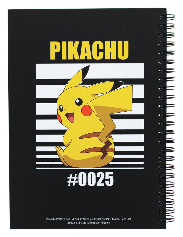 Pokémon Carnet de notes A5 Battle Pikachu