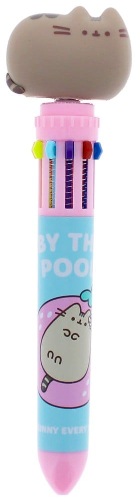 Pusheen Stylo Multicolore Spinny By The Pool Bleu