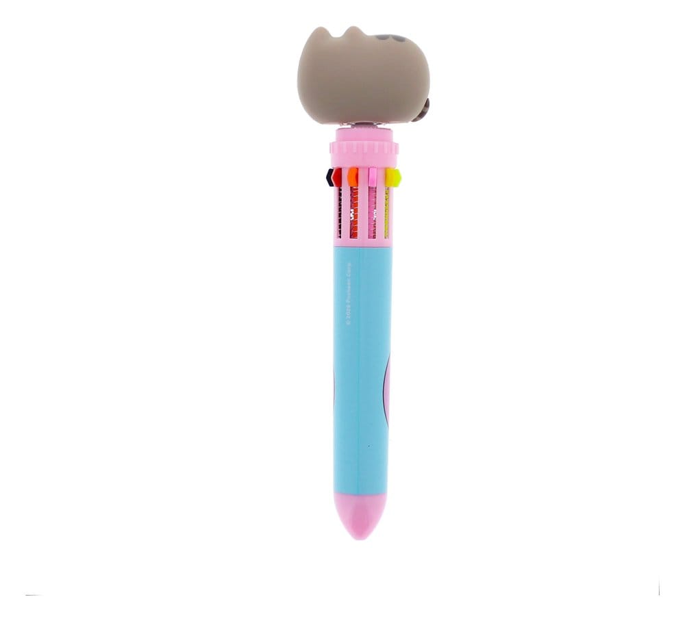 Pusheen Stylo Multicolore Spinny By The Pool Bleu