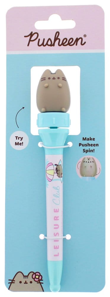 Pusheen Stylo Spinny Leisure Club Bleu