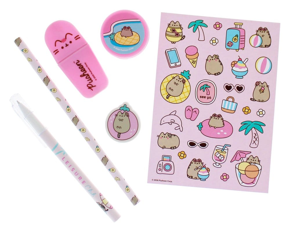 Pusheen set papeterie 7 pièces