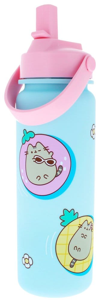Pusheen bouteille d'eau Flip Top By The Pool Bleu