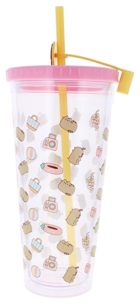 Pusheen Gobelet avec Paille 700 ml