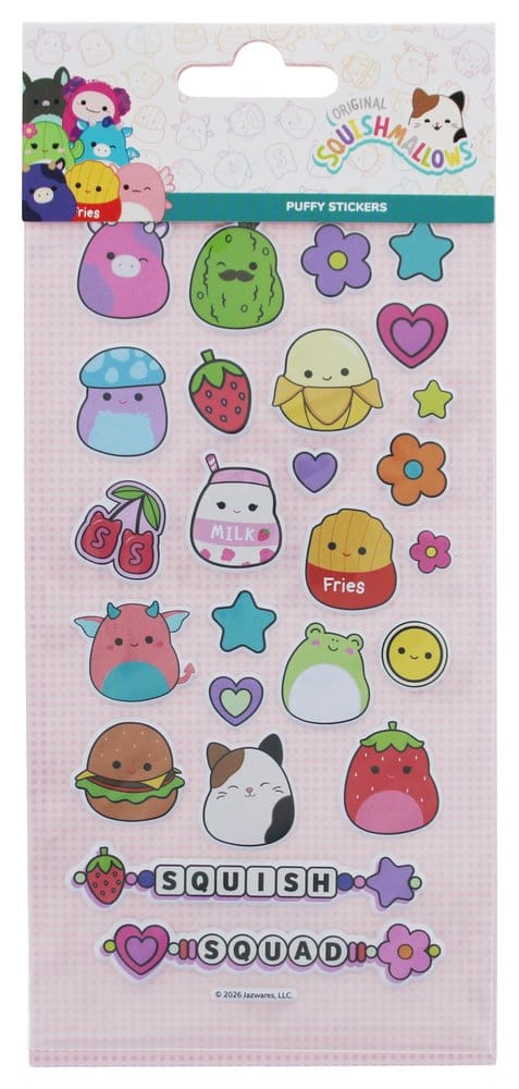 Squishmallows Set d'autocollants Super Puffy