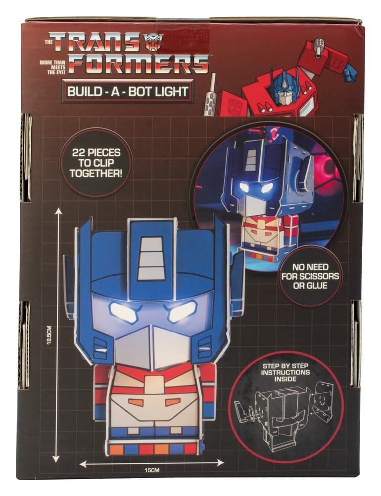 Transformers Lampe à Construire Optimus Prime