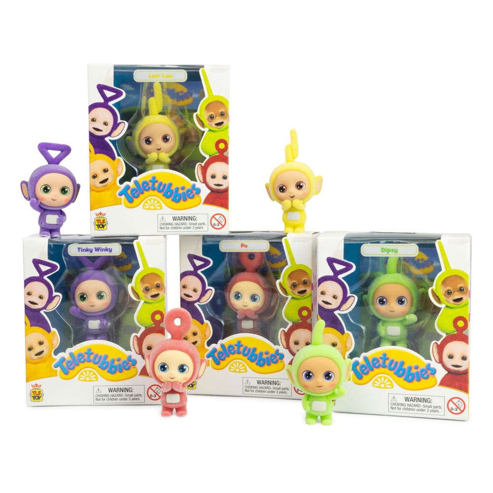 Teletubbies assortiment figurines mini Cheebee Teletubbies Flocked 6 cm (12)