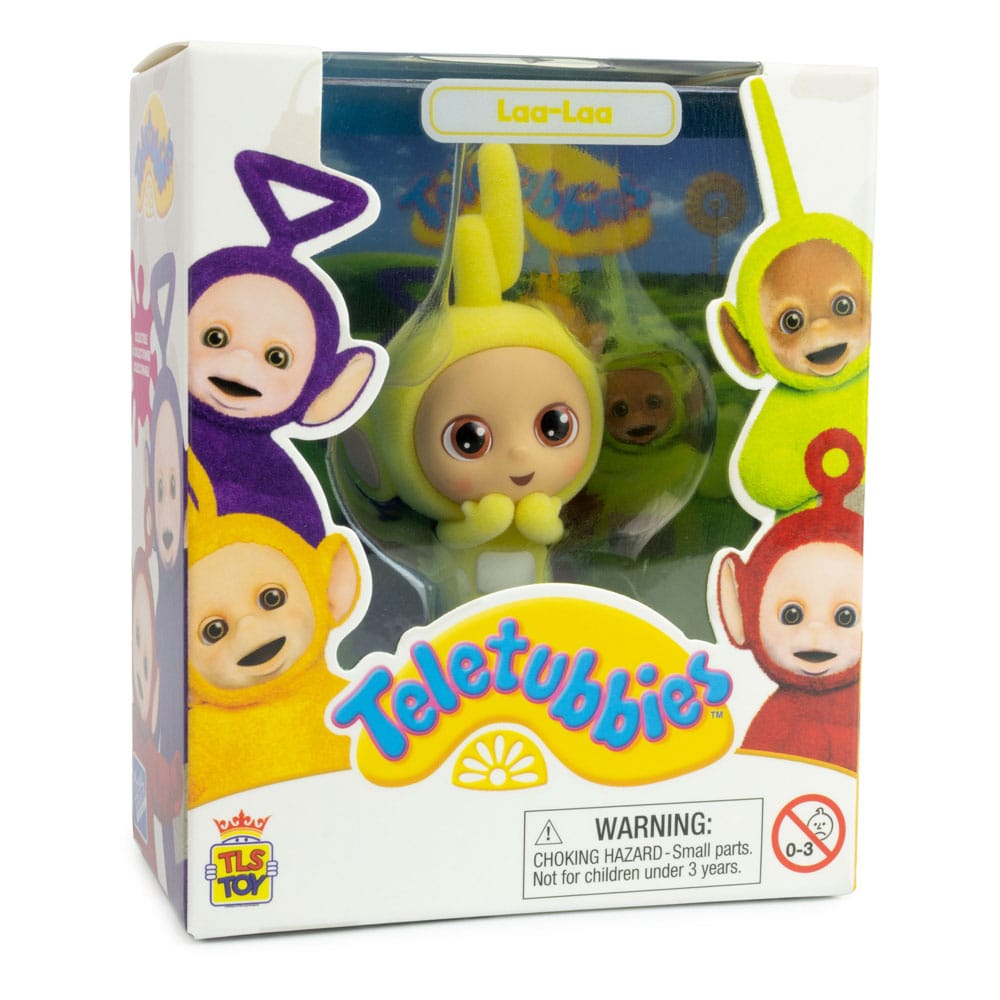Teletubbies figurine mini Cheebee Laa-Laa Flocked 6 cm
